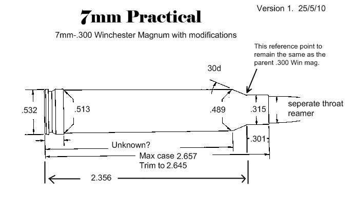 Rechamber 7mm Mag To 7mm Stw